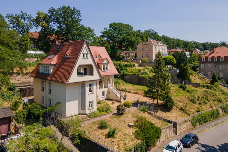 Citymakler Dresden präsentiert: Villa Weinberg, Weinbergstraße 76, Dresden-Trachenberge, Außenansicht